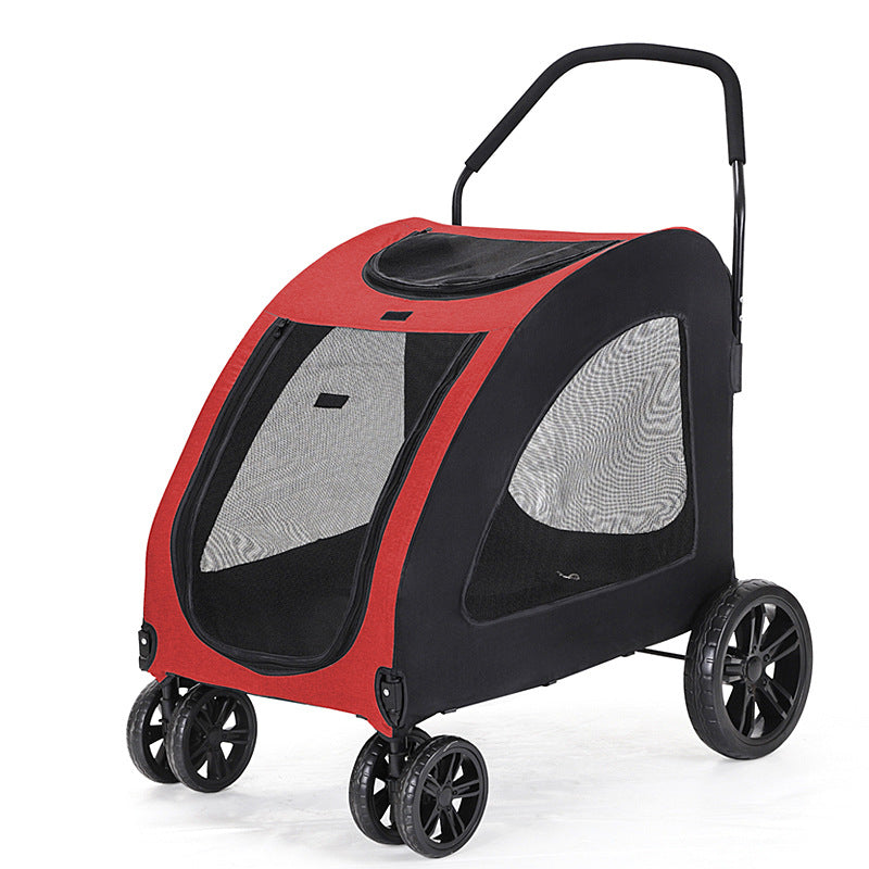 Portable and Foldable Pet Stroller for Medium to Large Dogs: Perfect for Elderly, Disabled, or Injured Pets Big Dogs Big Hugs, Ltd.