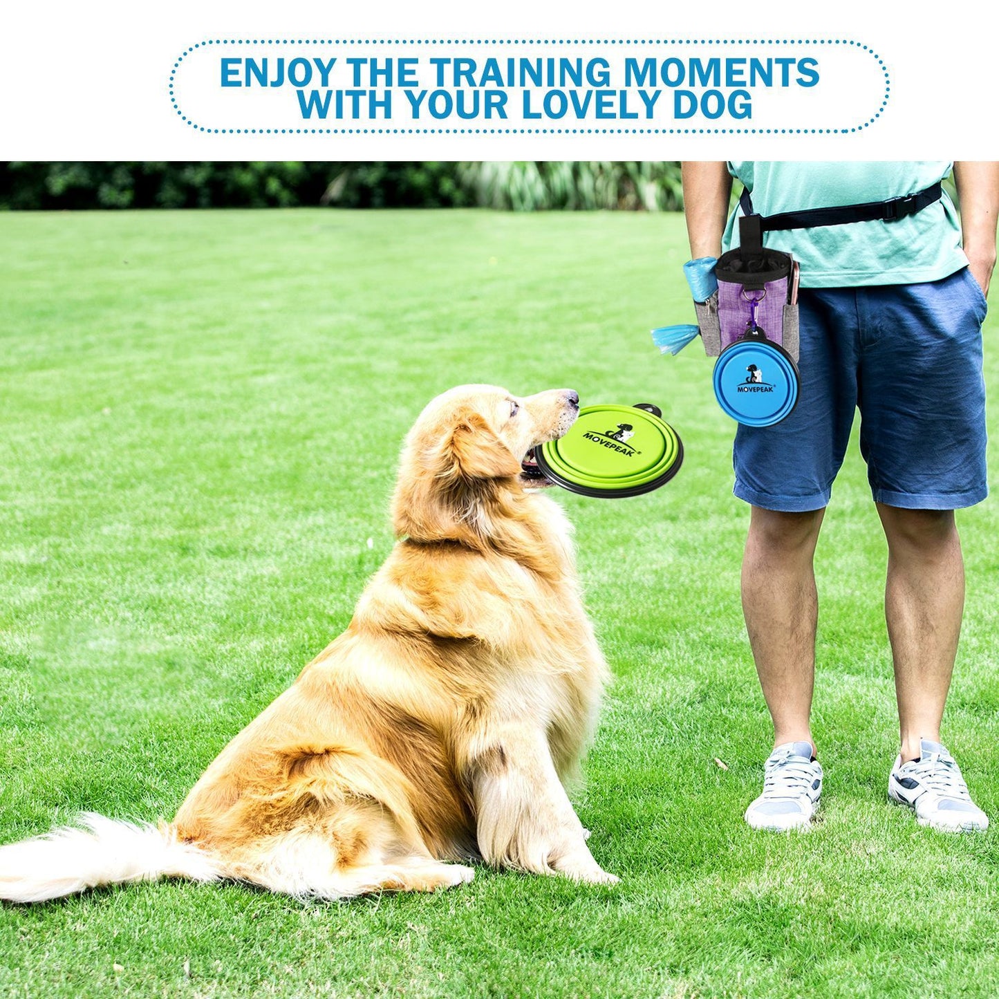 Portable Snack Bag For Training Pets Training Bag big dogs big hugs, Ltd.