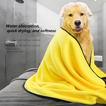 Drying Towel for Dog Bath, Quick-Drying and Super Absorbent Soft Microfiber Pet Towel big dogs big hugs, Ltd.