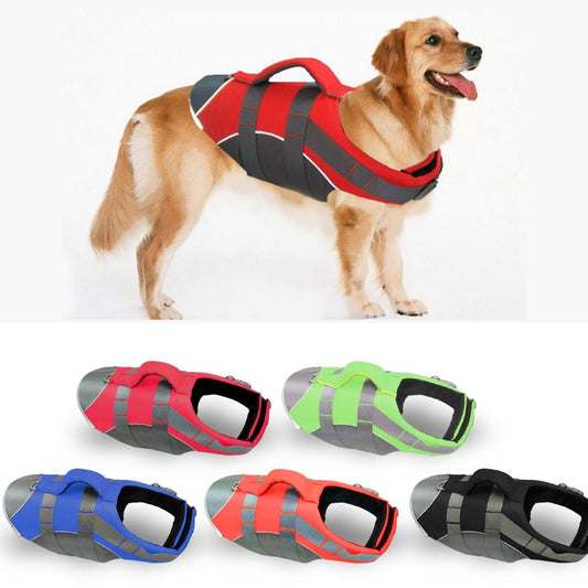 Adjustable Dog Life Jacket for Water Safety: Reflective Strips and Front Float big dogs big hugs, Ltd.