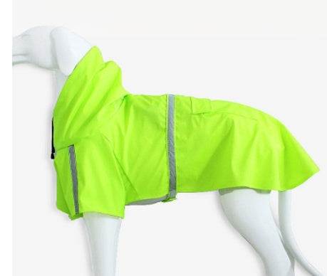 Stylish and Waterproof Large Dog Raincoat with Reflective Strips big dogs big hugs, Ltd.