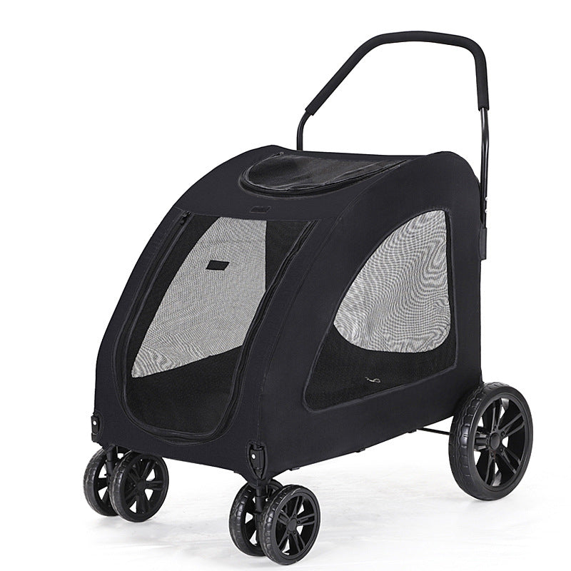 Portable and Foldable Pet Stroller for Medium to Large Dogs: Perfect for Elderly, Disabled, or Injured Pets Big Dogs Big Hugs, Ltd.