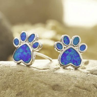 Paw Print Jewelry Set for Dog Lovers big dogs big hugs, Ltd.