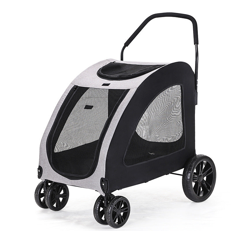 Portable and Foldable Pet Stroller for Medium to Large Dogs: Perfect for Elderly, Disabled, or Injured Pets Big Dogs Big Hugs, Ltd.