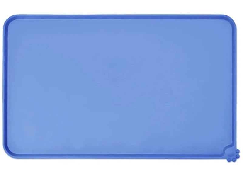 Dog Food Silicone Mat-blue