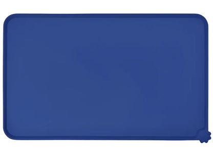 Dog Food Silicone Mat-royal blue