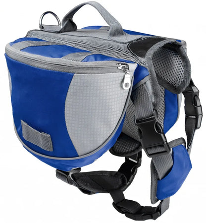 Durable Dog Backpack for Outdoor Training and Snack Carrier - Medium to Large Sizes Big Dogs Big Hugs