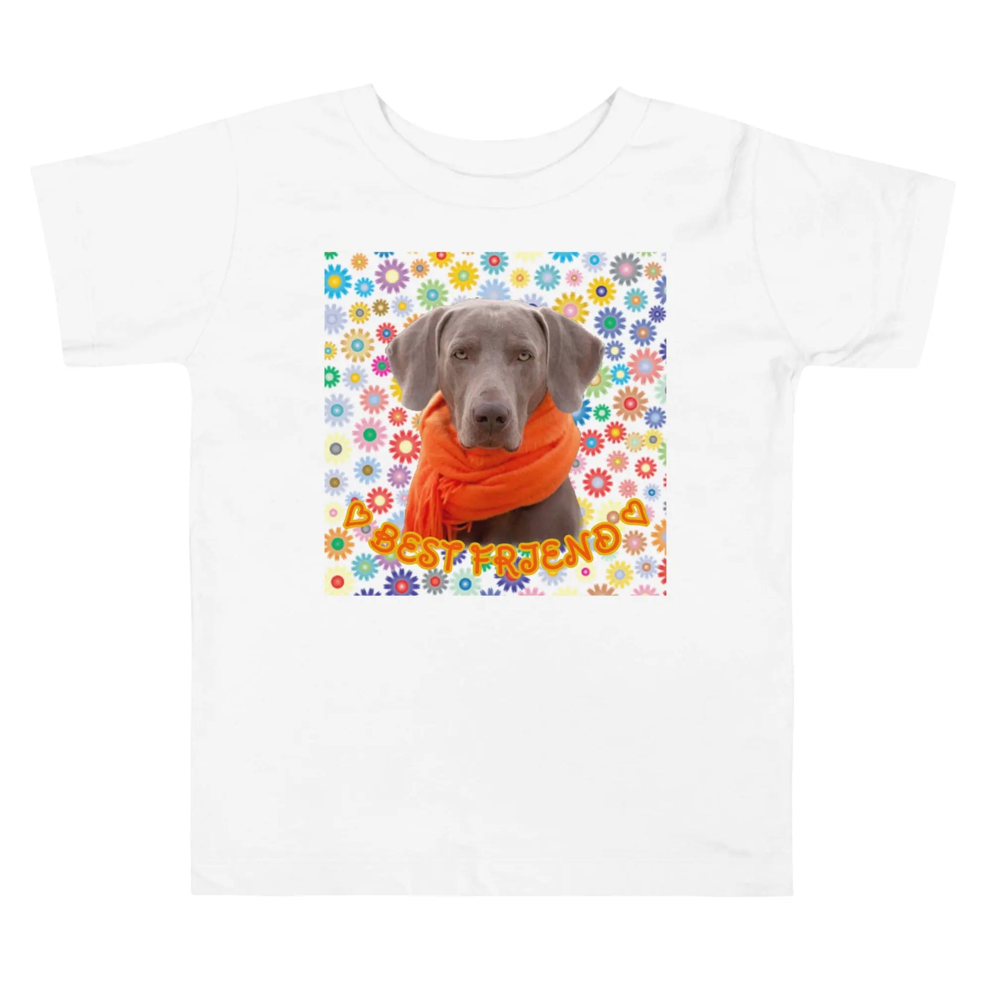 Toddler Short Sleeve Tee: Viszla-Best Friend Big Dogs Big Hugs, Ltd.