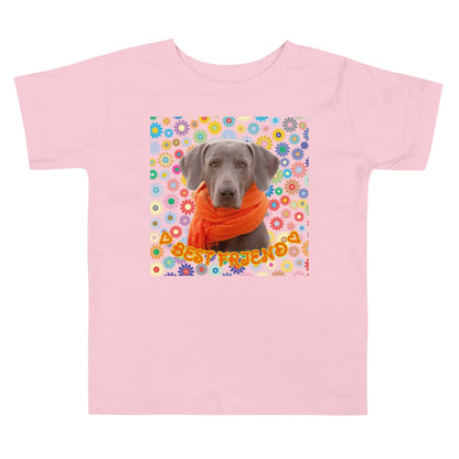 Toddler Short Sleeve Tee: Viszla-Best Friend Big Dogs Big Hugs, Ltd.