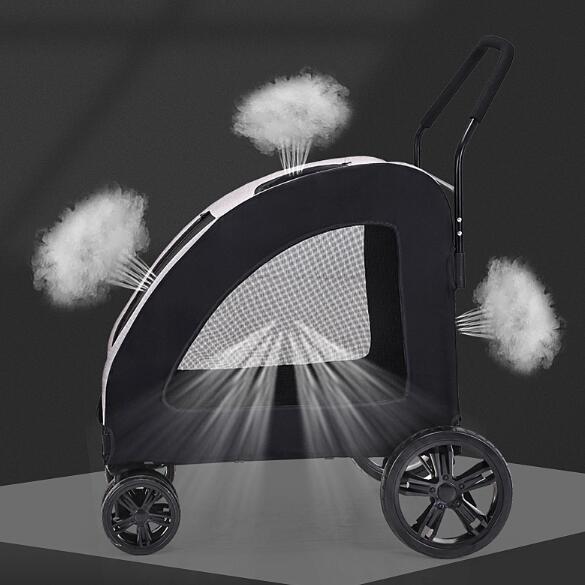 Portable and Foldable Pet Stroller for Medium to Large Dogs: Perfect for Elderly, Disabled, or Injured Pets Big Dogs Big Hugs, Ltd.