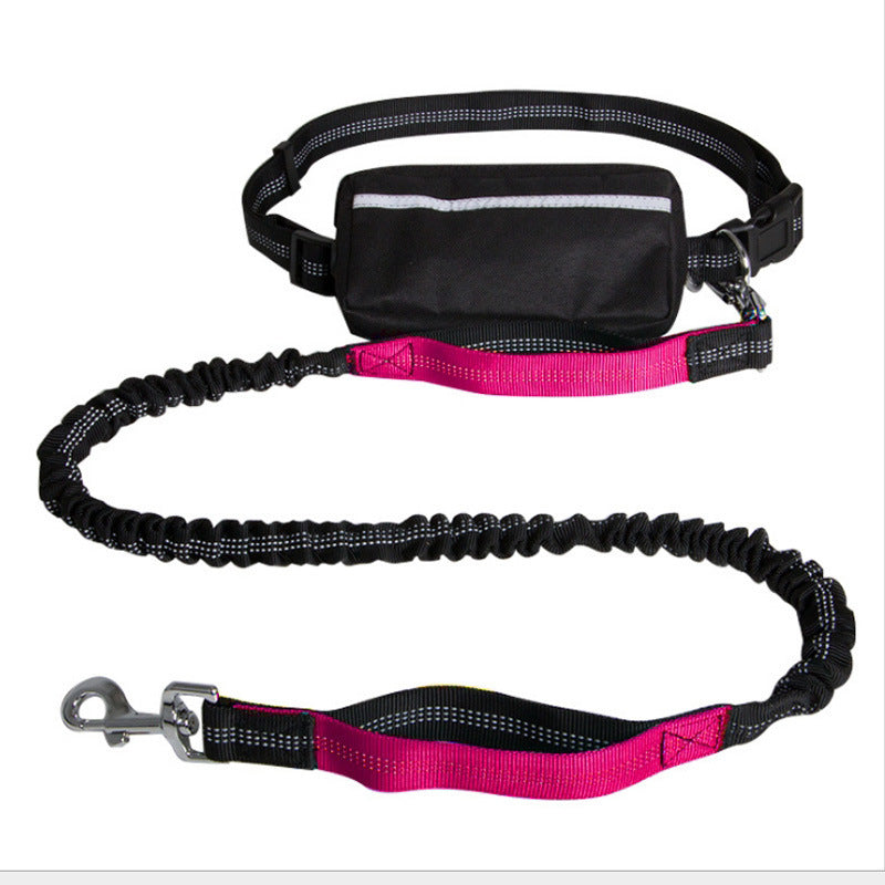 Nylon Reflective Retractable Running Hands Free Dog Leash big dogs big hugs, Ltd.