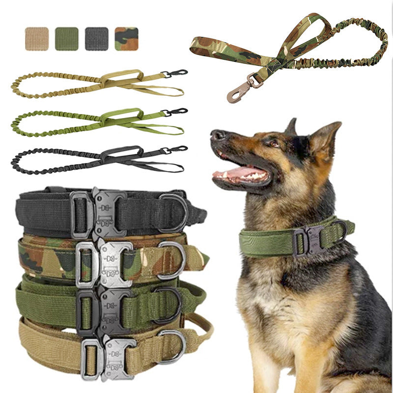 Pet Tactical Dog Collar And Leash Set - Adjustable, Durable, and Stylish big dogs big hugs, Ltd.