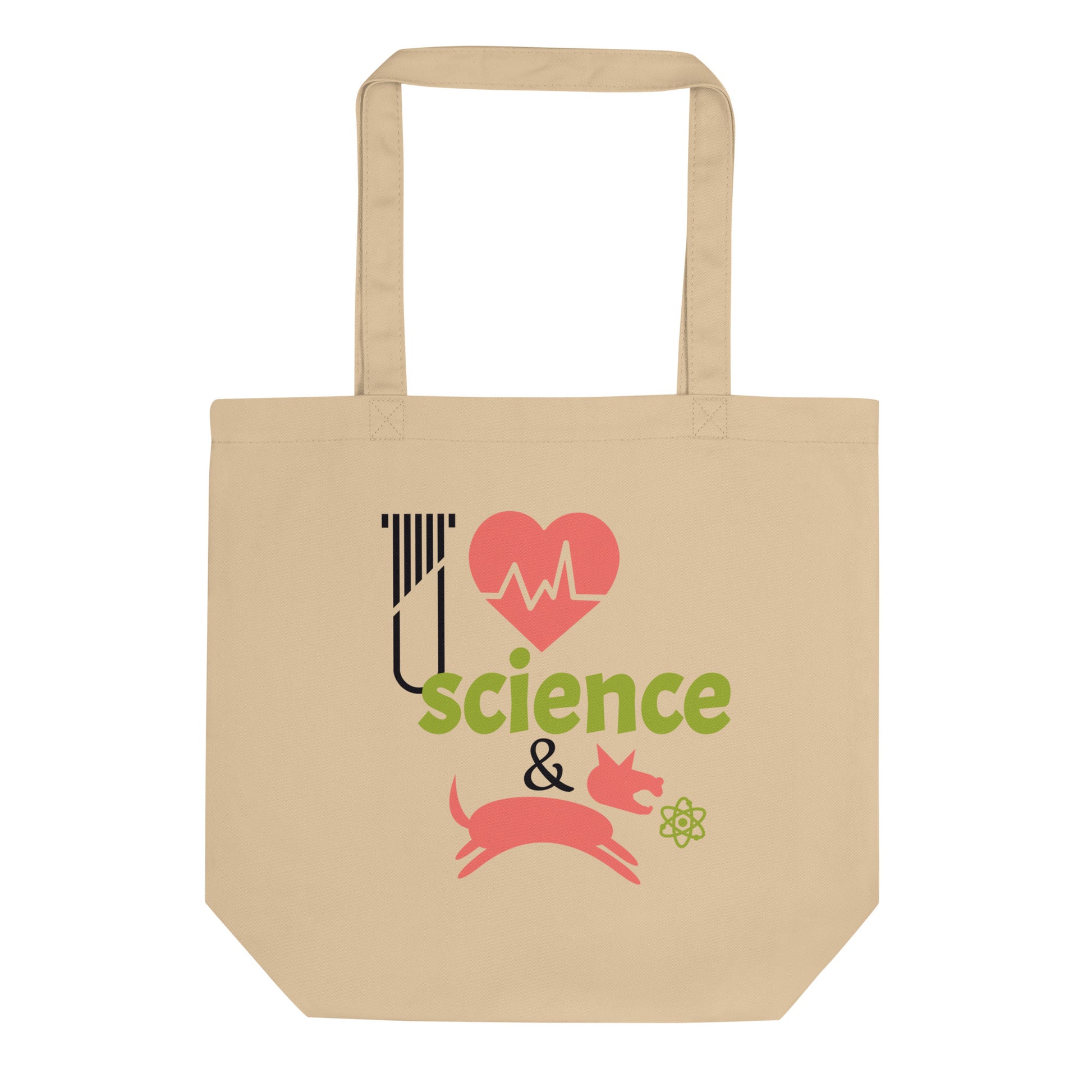 ECO Tote Bag: Love Science & Dogs Big Dogs Big Hugs, Ltd.