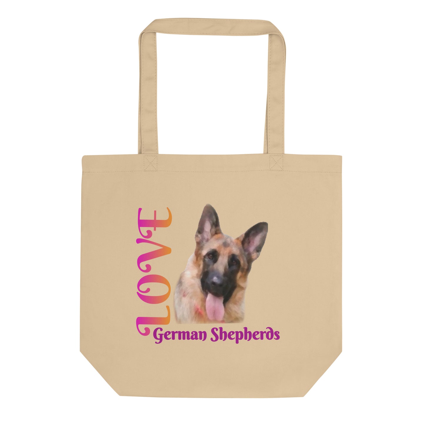 ECO Tote Bag: Love German Shepherds Big Dogs Big Hugs, Ltd.