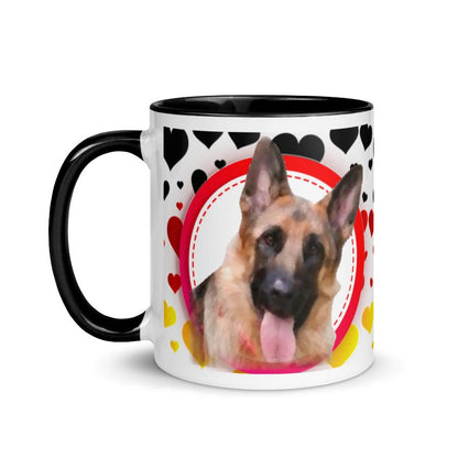 Mug Colour Inside: German Shepherd Big Dogs Big Hugs, Ltd.