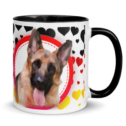 Mug Colour Inside: German Shepherd Big Dogs Big Hugs, Ltd.