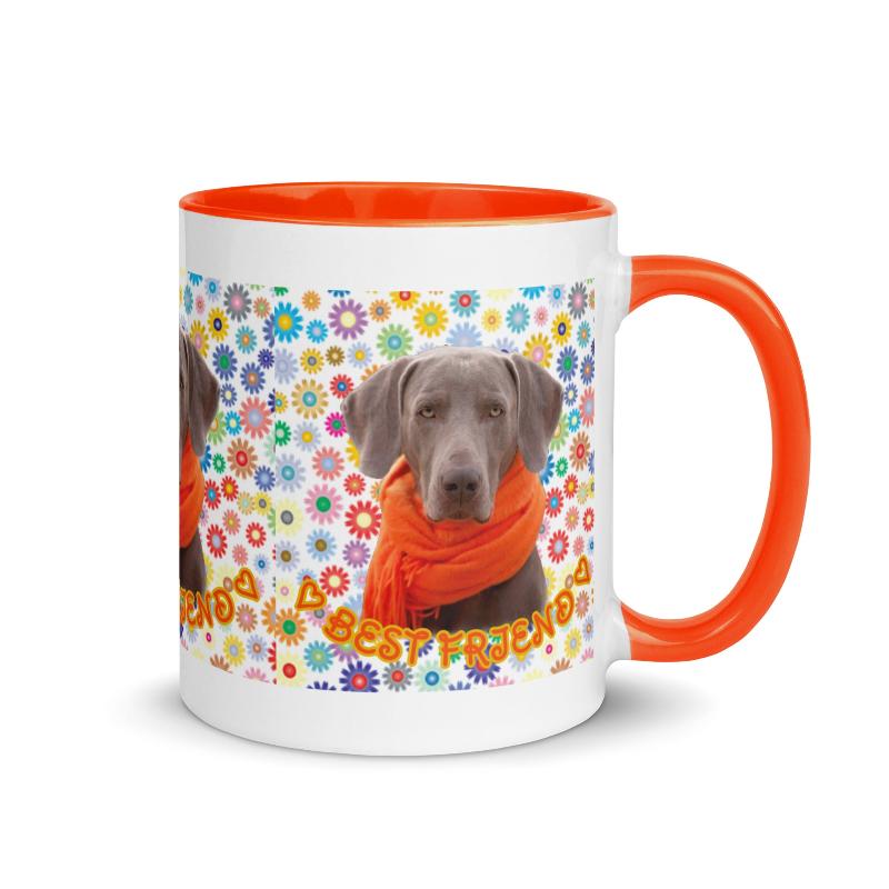 Mug Colour Inside: Viszla-Best Friend Big Dogs Big Hugs, Ltd.