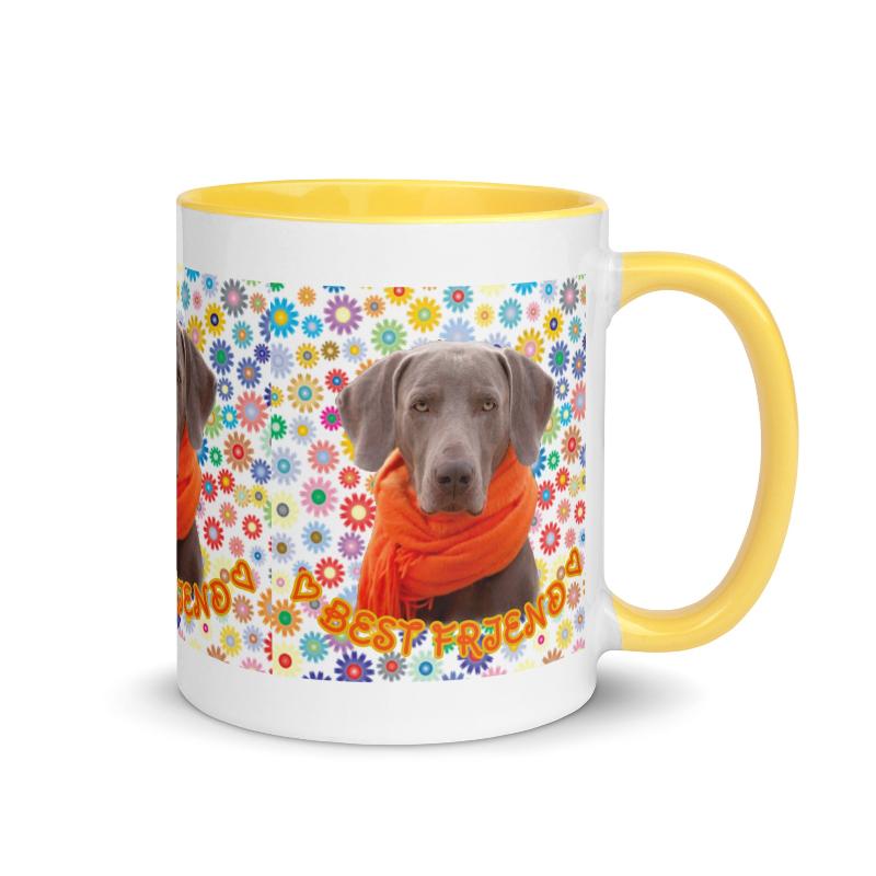 Mug Colour Inside: Viszla-Best Friend Big Dogs Big Hugs, Ltd.