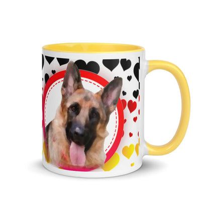 Mug Colour Inside: German Shepherd Big Dogs Big Hugs, Ltd.